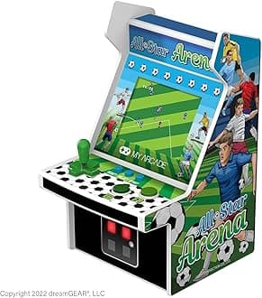 My Arcade All Star Arena Micro Player- Fully Portable Mini Arcade Machine with 307 Retro Games, 2.75" Screen