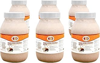 Living Coconut Milk Kefir โ Organic, Vegan, Low-Sugar Probiotic for Gut Health & Digestion โ Raw Fermented Coconut Drink (Gallon) | by This Chick Is Raw